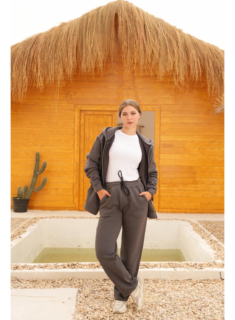 AMICI Heavyweight Charcoal sweatpants - Image 1